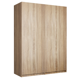 Шкаф распашной Е1 Локер 162х52.5х220 см,с двумя комплектами полок и двумя модулями