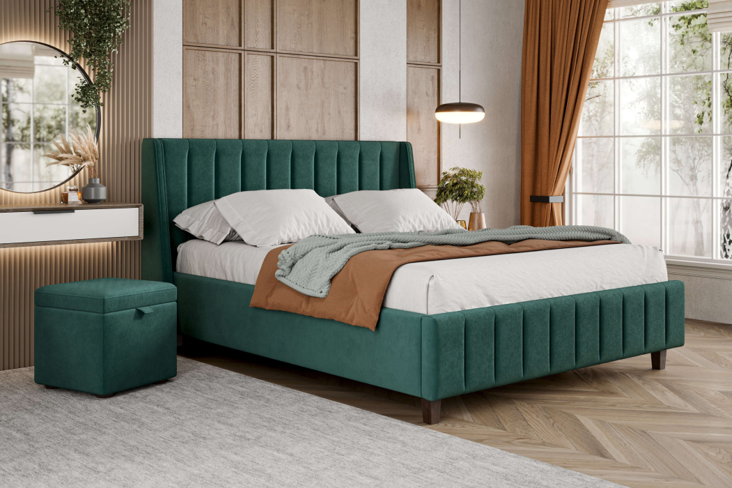 Мягкая кровать, Кровать Милана 1200