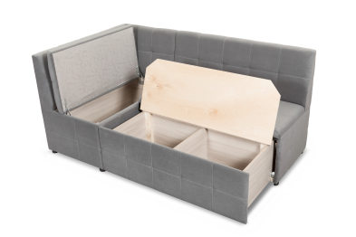 Кухонный угол Джой, левый, велюр