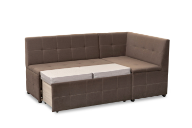 Кухонный угол Джой, правый, велюр