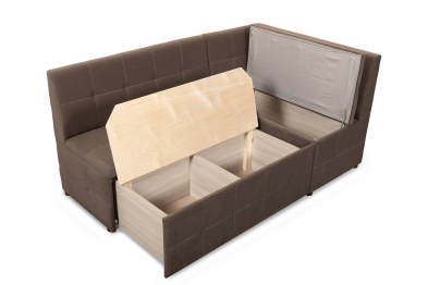 Кухонный угол Джой, правый, велюр