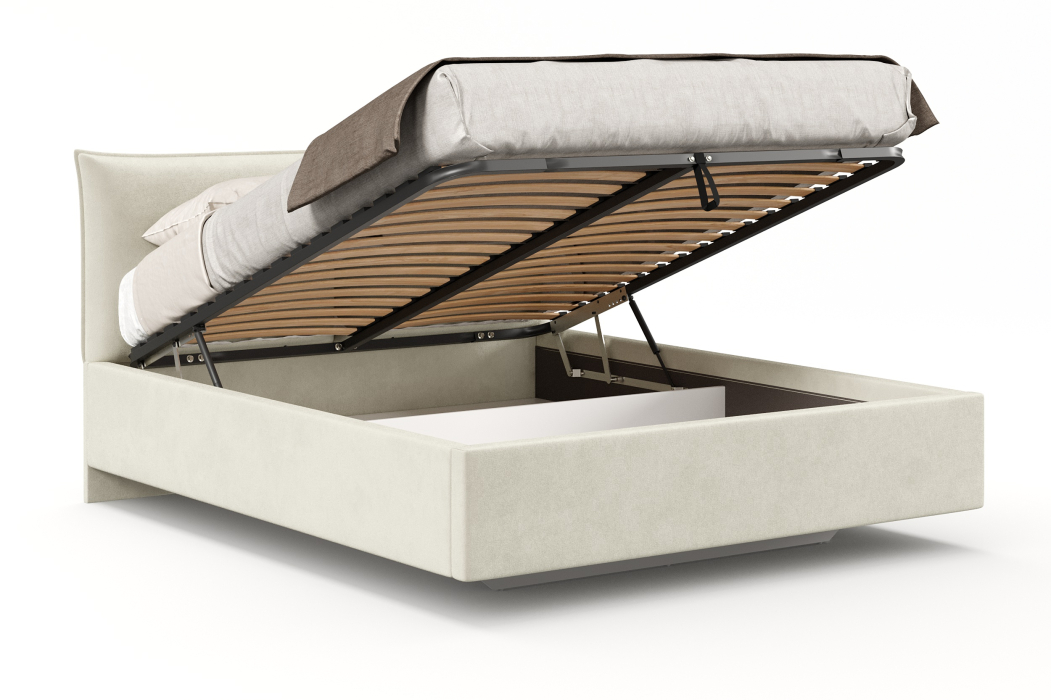 Мягкая кровать, Кровать Премьера 1600 с подъёмным механизмом