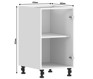 Регина корпус для стола 1 дв 45х82 см