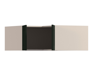 MODERN шкаф навесной угловой 2 дв 90х36 см