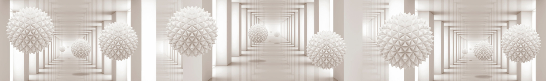 Кухонный фартук Абстракция 2000x600x1.5 мм глянец