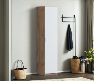 Шкаф однодверный Макс 500 мм, вариант №5 (ЛДСП, корпус дуб вотан)