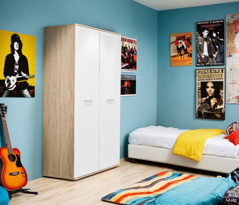 Для одежды, Шкаф 2-х дверный Мамбо СБ-2371