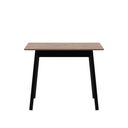Стол раздвижной DAIKO 1Р, металл Черный, Дуб велингтон
