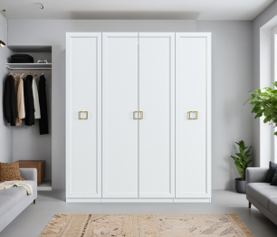 Шкаф четырехдверный Ассоль/Макс 2000 мм