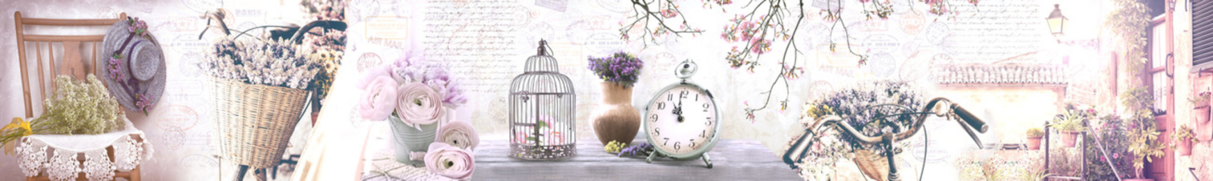 Кухонный фартук Весеннее настроение 2000x600x1.5 мм глянец