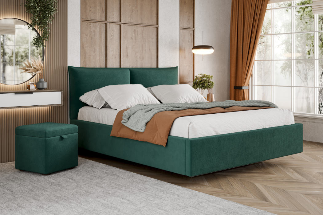 Мягкая кровать, Кровать Премьера 1400 с подъёмным механизмом