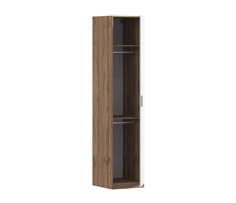 Для одежды, Шкаф однодверный Макс 500 мм, вариант №4 (ЛДСП, дуб вотан)