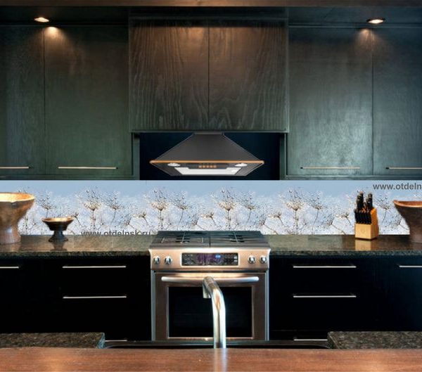 Стеновые панели из АБС-пластика, Кухонный фартук Утренняя роса 3000x600x1.5 мм глянец