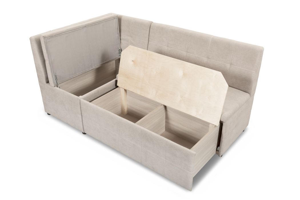 Кухонные уголки, Кухонный угол Джой, левый, велюр