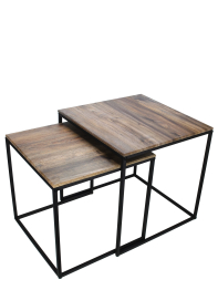 Комплект из двух квадратных журнальных столиков М002.0А52