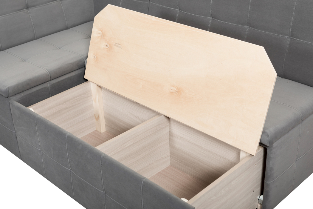 Кухонные уголки, Кухонный угол Джой, левый, велюр