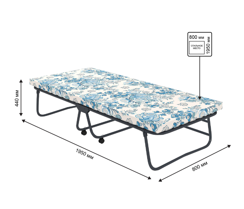 Раскладушки, Кровать раскладная СОН