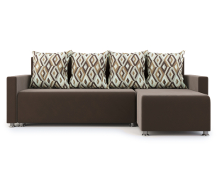Угловой диван-кровать Челси, велюр