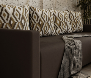 Угловой диван-кровать Челси, велюр