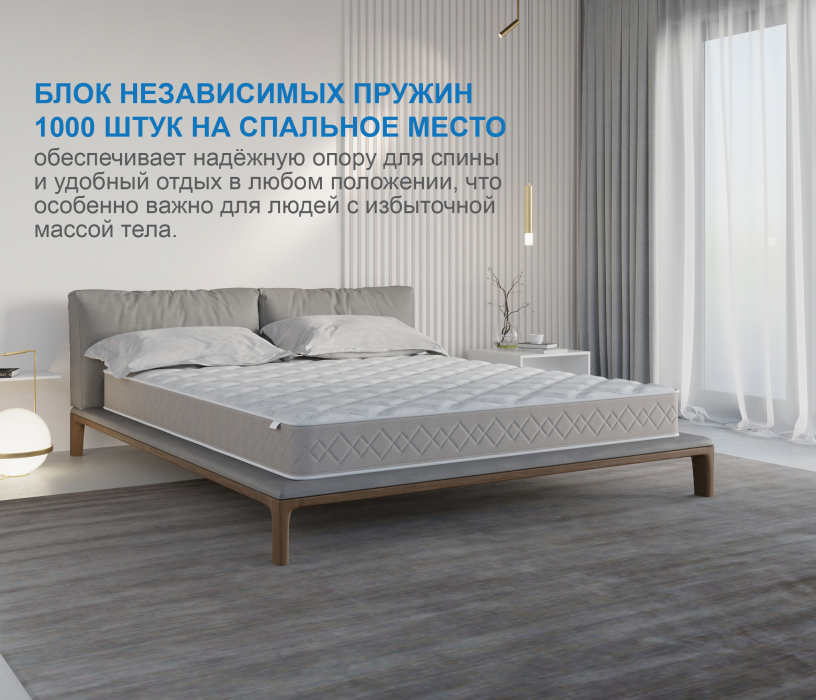 Пружинные матрасы, Матрас Корсика-Лайт 1400х1900