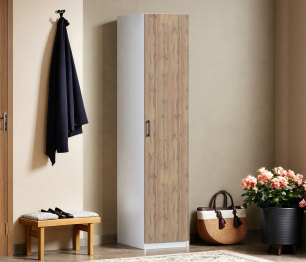 Шкаф однодверный Макс 500 мм, вариант №1 (ЛДСП, дуб вотан)